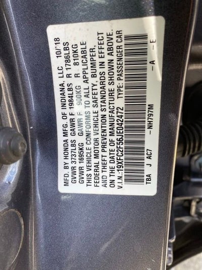 2018 Honda Civic Sedan LX