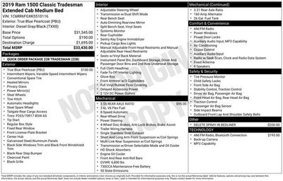 2019 RAM 1500 Classic Tradesman