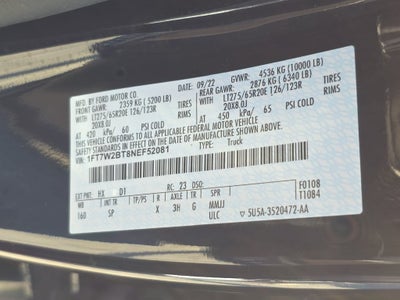 2022 Ford Super Duty F-250 SRW XL
