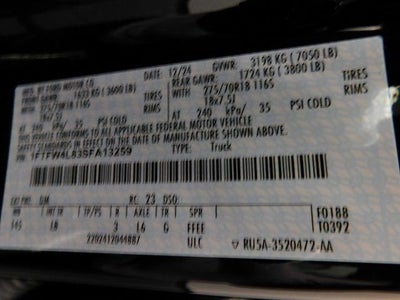 2025 Ford F-150 Tremor