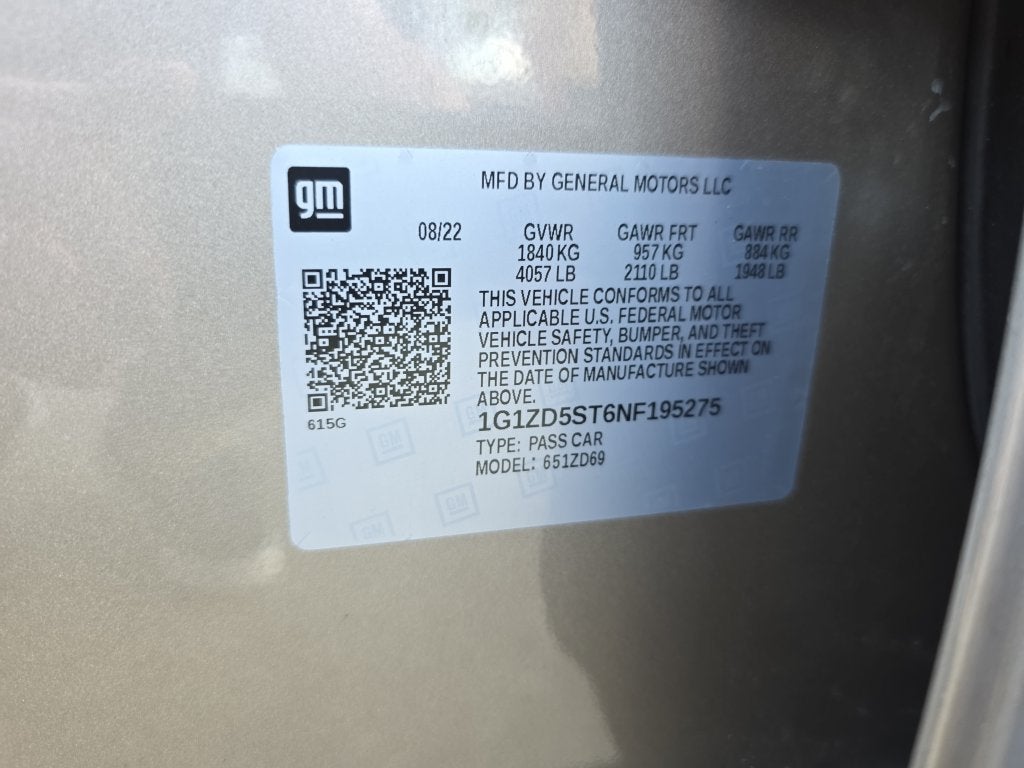 2022 Chevrolet Malibu LT