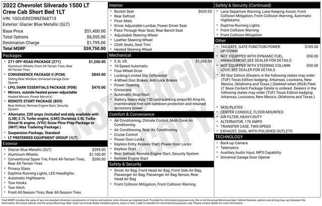 2022 Chevrolet Silverado 1500 LT