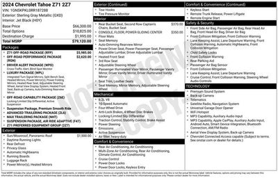 2024 Chevrolet Tahoe Z71