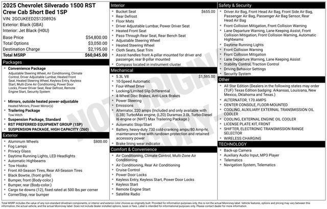 2025 Chevrolet Silverado 1500 RST