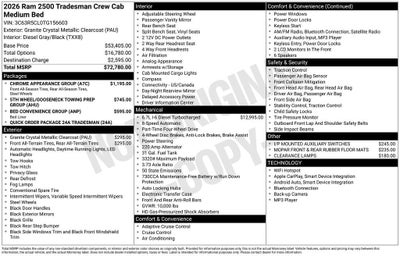 2026 RAM 2500 Tradesman