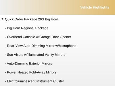 2016 RAM 1500 Big Horn