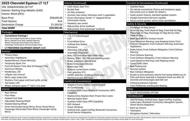 2025 Chevrolet Equinox LT