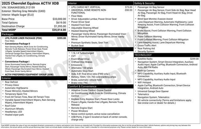2025 Chevrolet Equinox ACTIV