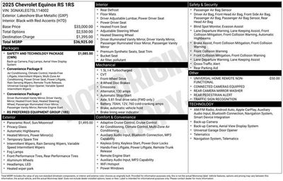 2025 Chevrolet Equinox RS
