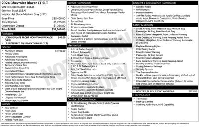 2024 Chevrolet Blazer 2LT