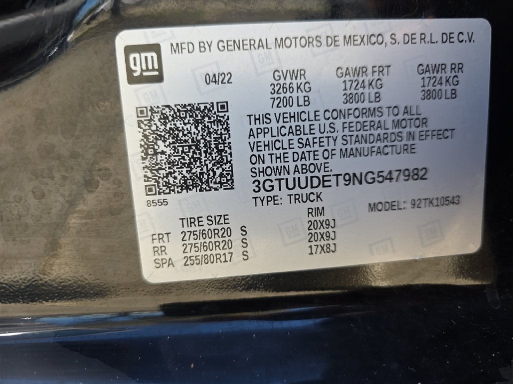 2022 GMC Sierra 1500 SLT