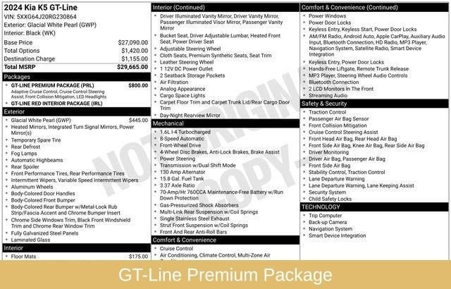 2024 Kia K5 GT-Line