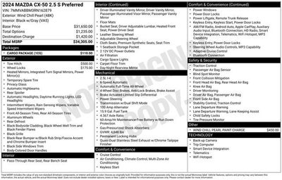 2024 Mazda Mazda CX-50 2.5 S Preferred Package