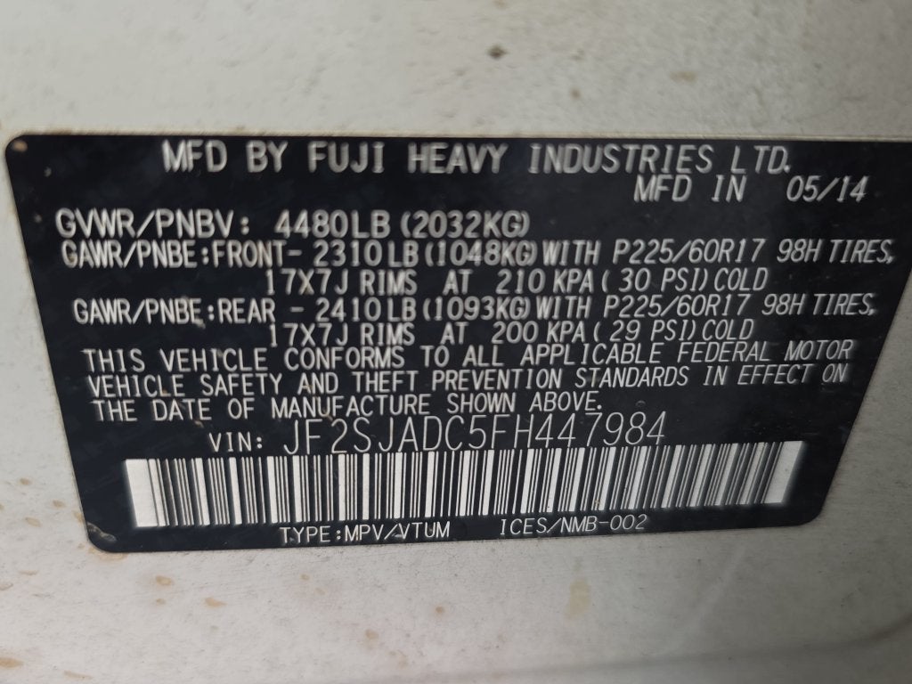 2015 Subaru Forester 2.5i Premium