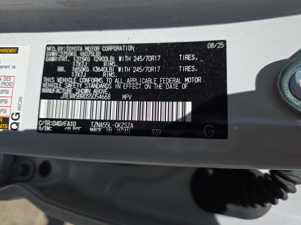 2025 Toyota 4Runner SR5