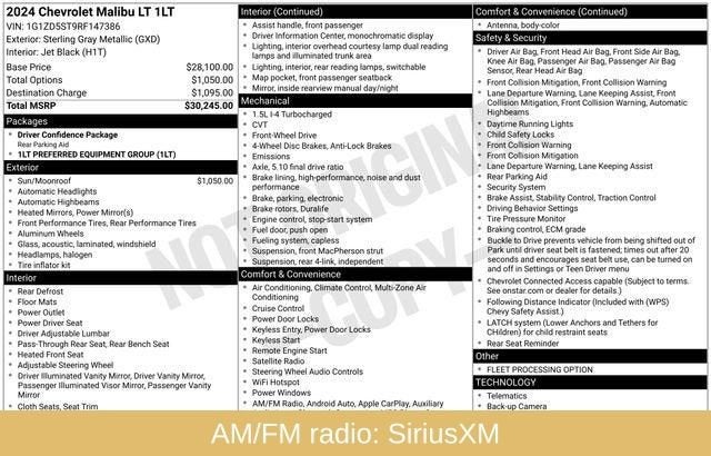 2024 Chevrolet Malibu 1LT