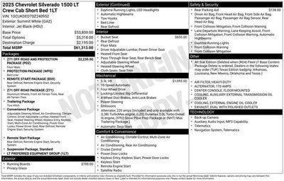 2025 Chevrolet Silverado 1500 LT