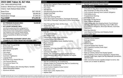 2023 GMC Yukon XL SLT
