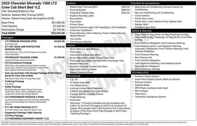 2025 Chevrolet Silverado 1500 LTZ