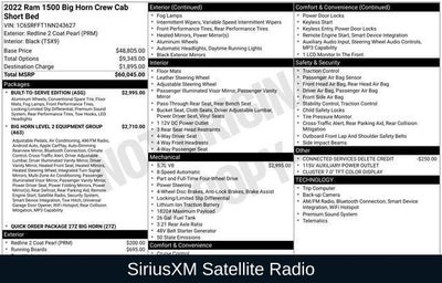 2022 RAM 1500 Big Horn/Lone Star