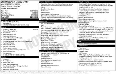 2024 Chevrolet Malibu LT 1LT