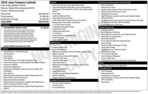 2022 Jeep Compass Latitude