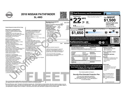 2018 Nissan Pathfinder SL