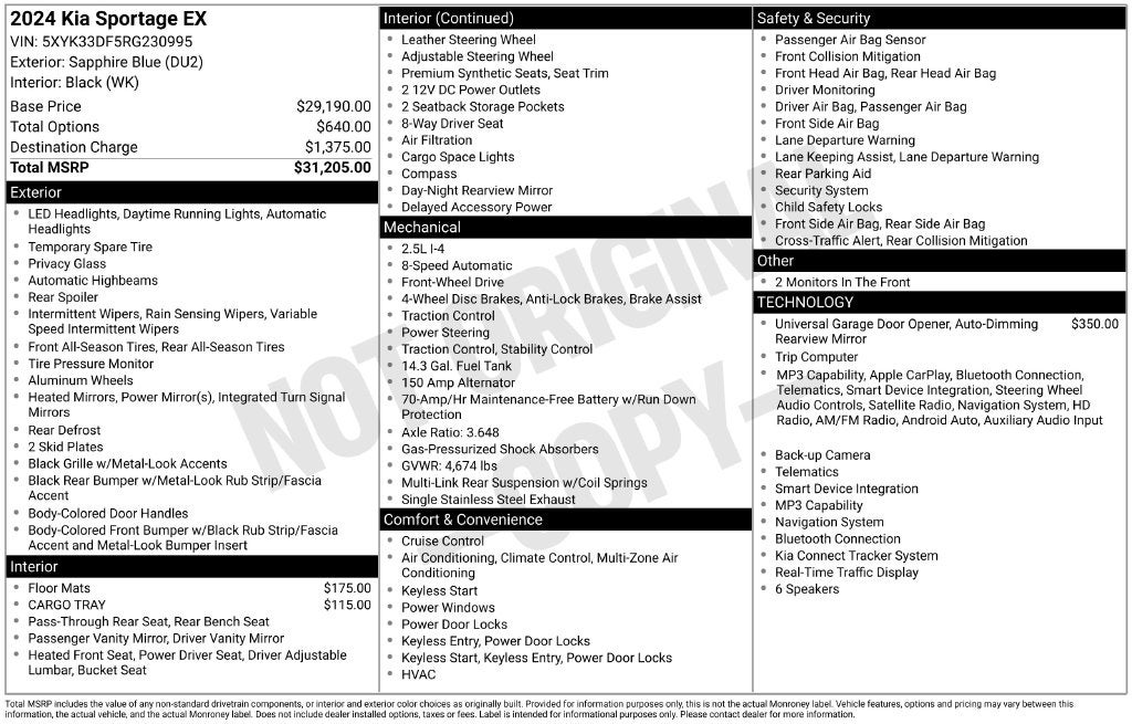 2024 Kia Sportage EX