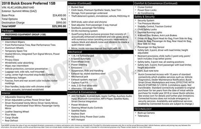 2018 Buick Encore Preferred