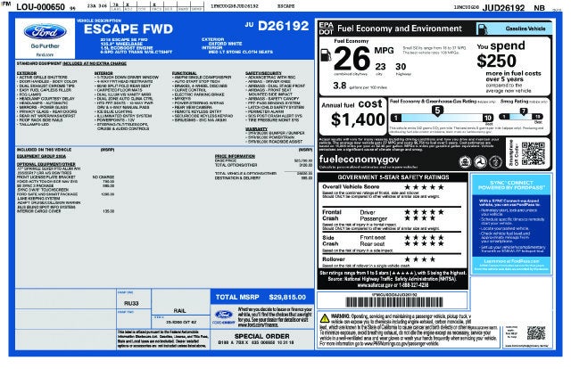 2018 Ford Escape SE