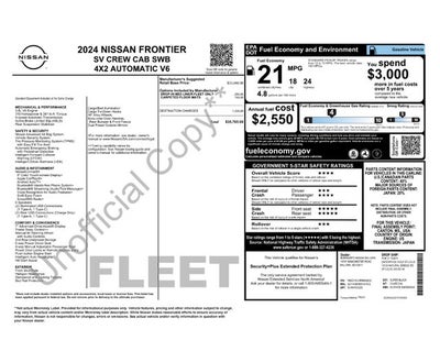 2024 Nissan Frontier SV