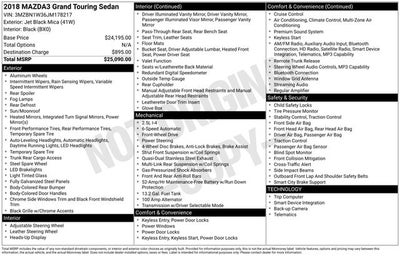 2018 Mazda Mazda3 Grand Touring