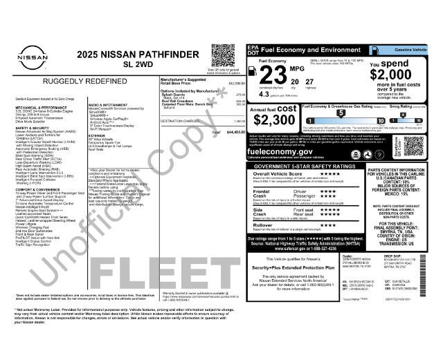 2025 Nissan Pathfinder SL