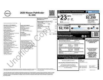 2026 Nissan Pathfinder SL