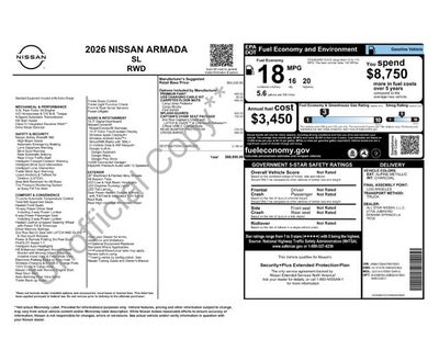 2026 Nissan Armada SL