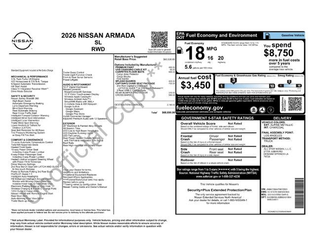 2026 Nissan Armada SL