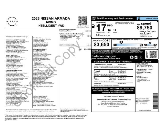 2026 Nissan Armada NISMO®