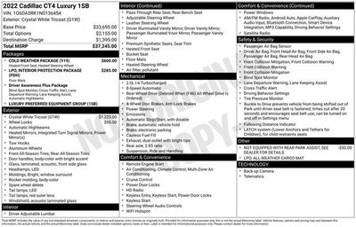 2022 Cadillac CT4 Luxury