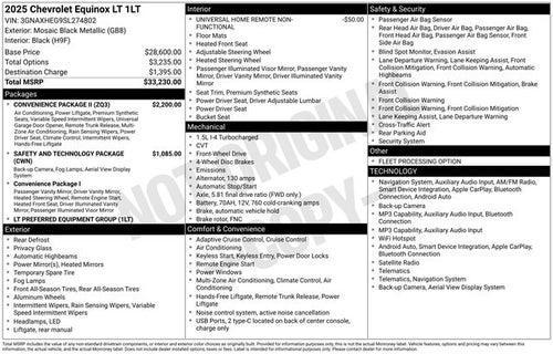 2025 Chevrolet Equinox FWD LT