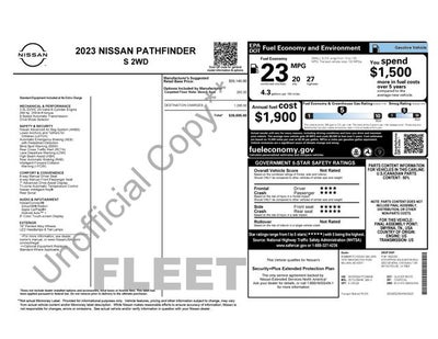 2023 Nissan Pathfinder S