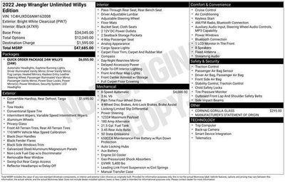 2022 Jeep Wrangler Unlimited Willys 4x4