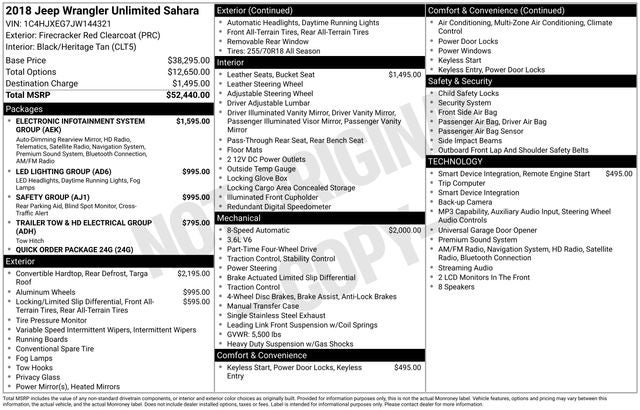 2018 Jeep Wrangler Unlimited Sahara