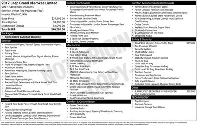 2017 Jeep Grand Cherokee Limited 4x2