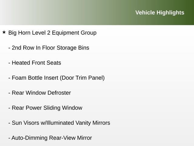 2021 RAM 1500 Big Horn/Lone Star