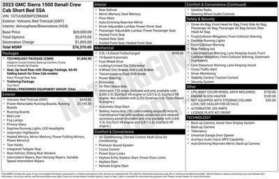 2023 GMC Sierra 1500 4WD Crew Cab Short Box Denali