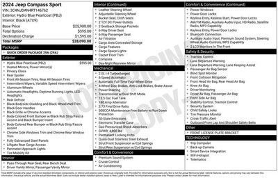 2024 Jeep Compass Sport 4x4