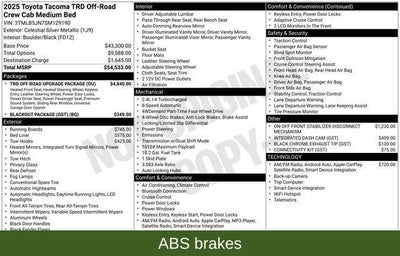 2025 Toyota Tacoma SR5