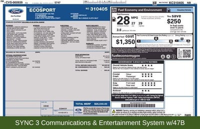 2019 Ford EcoSport SE
