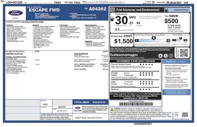 2023 Ford Escape ST-Line