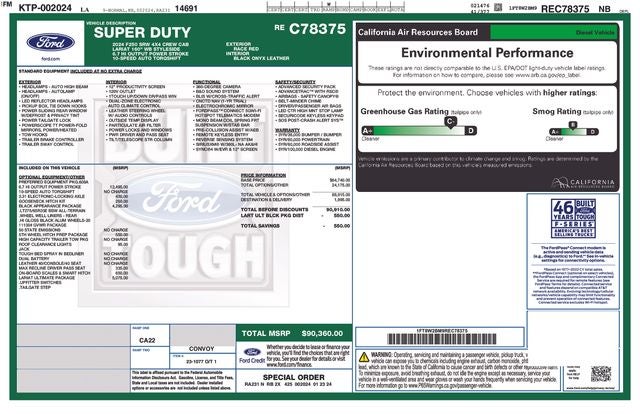 2024 Ford F-250SD Lariat HO Ultimate